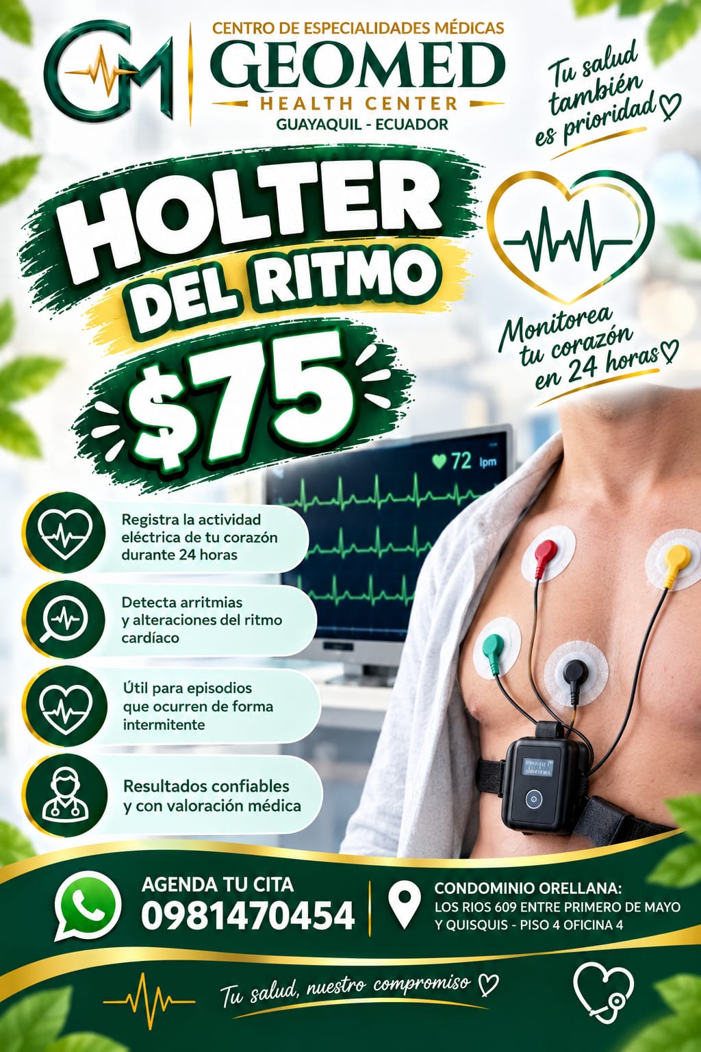 Flyer Holter GEOMED $75