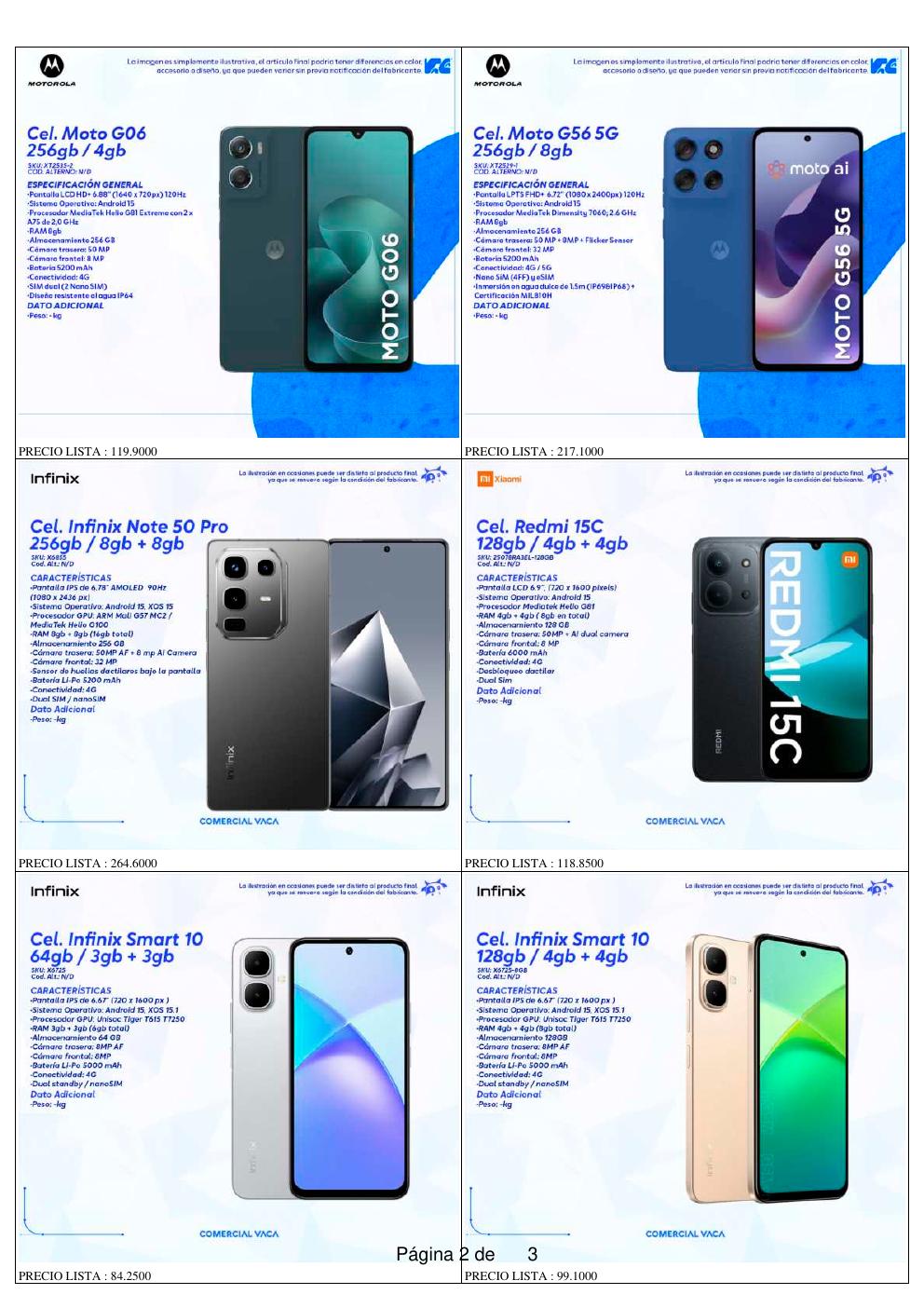 Cel. Moto G56 5G 256gb / 8gb