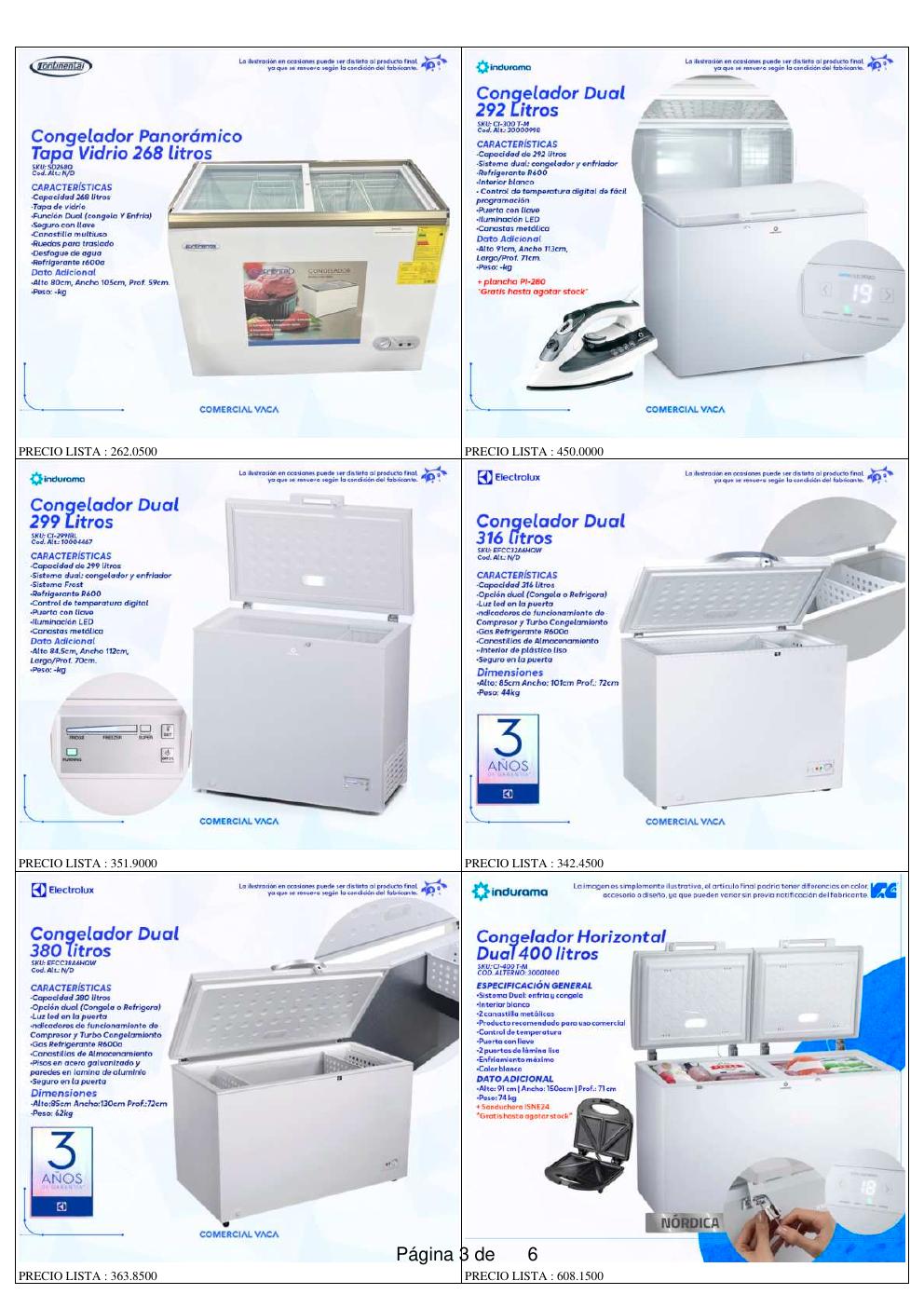 Congelador Horizontal Dual 708 litros