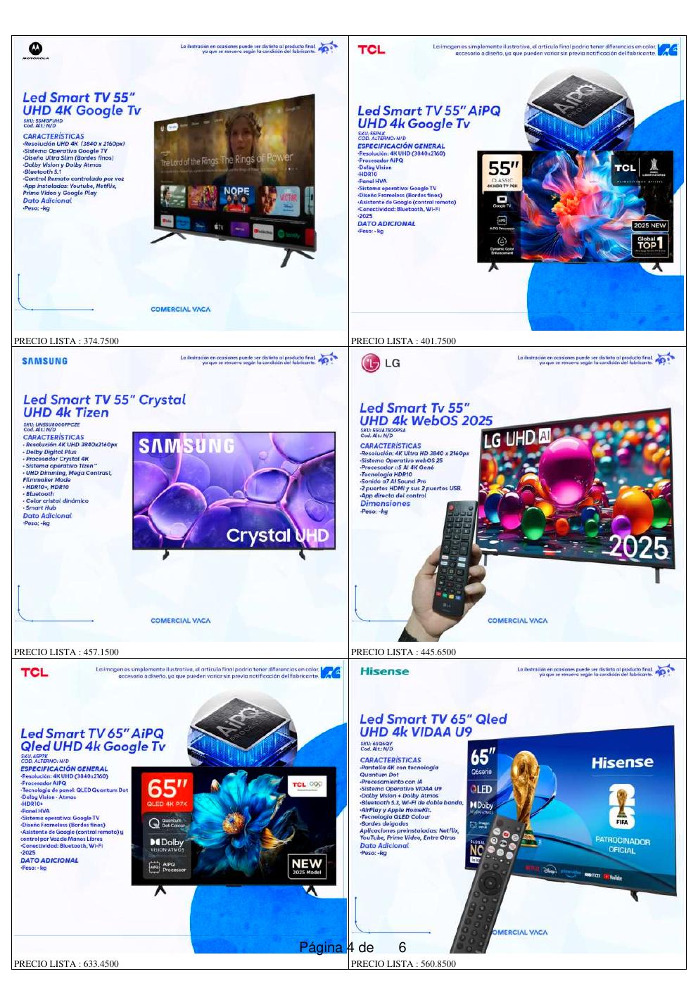 Led Smart TV 55