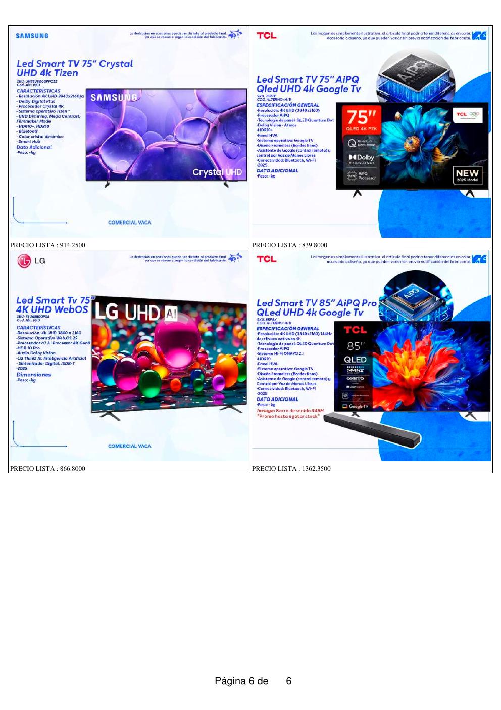 Led Smart TV 65