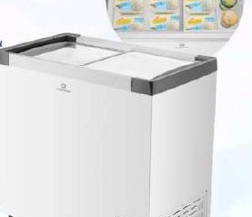Congelador Dual Tapa Vidrio 204 Litros