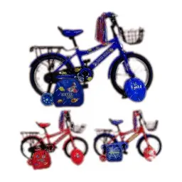 Bicicleta Aro 12 para Niños con Mochila y Casco