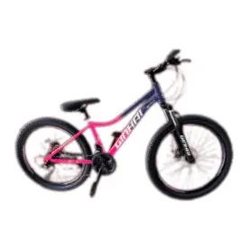 Bicicleta Aro 26 Freno Disco Matalico Color Rosada