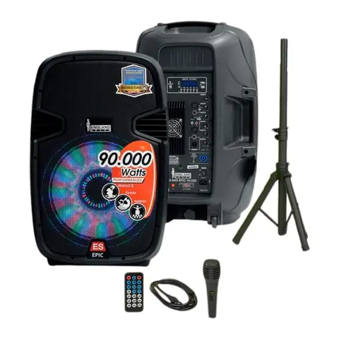 Caja Amplificada England Sound 15" Negra