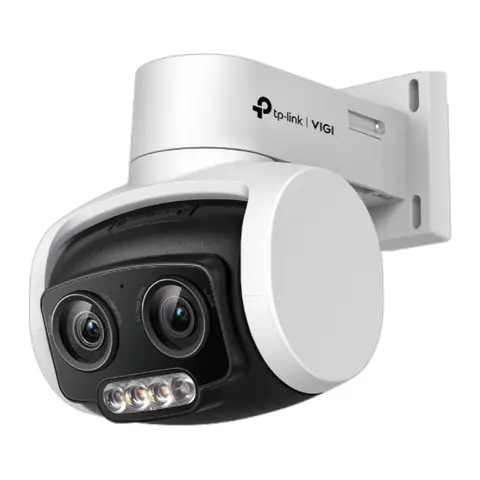 Cámara PTZ IP VIGI C540V Full Color con doble lente para exterior de 4MP