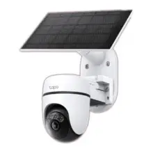 Cámara TAPO 2K con Energía Solar Panorámica e Inclinación