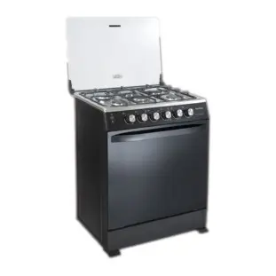 Cocina Ecoline Macarena 30" 5 Quemadores Negro Matte