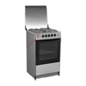 Cocina Ecoline Noelia Silver 21" 4 Quemadores