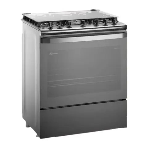Cocina Electrolux Experience 5 Quemadores PerfectCook con VaporBake Gris
