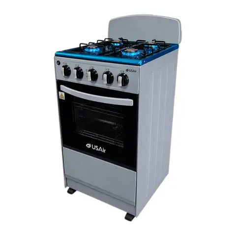 Cocina Usair 4 Quemadores Gris