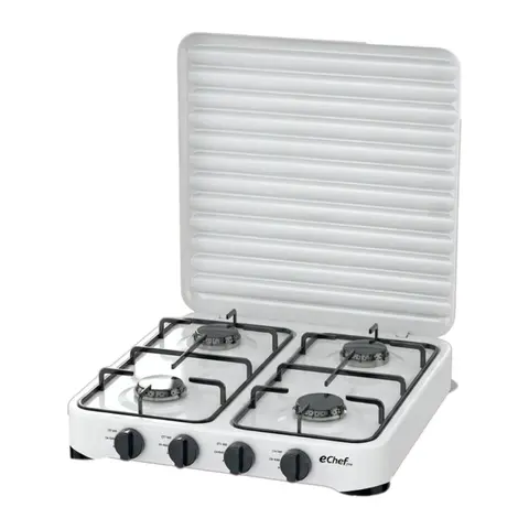 COCINETA ECHEF PRO 4 HORNILLAS BLANCA