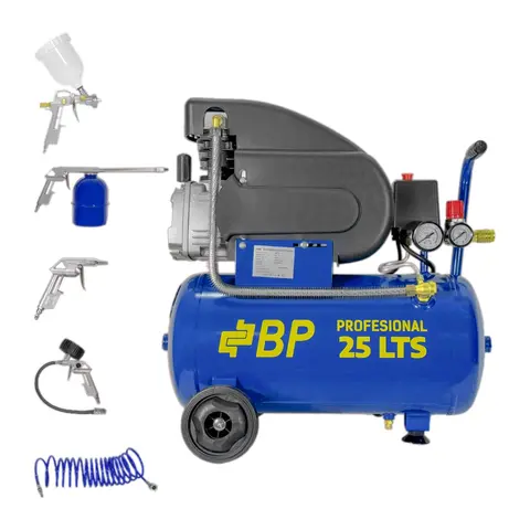 Compresor BP Directo 25 LTS + 5 Accesorios