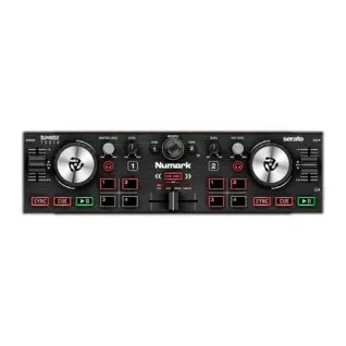 Controlador de DJ con ruedas de desplazamiento táctiles capacitivas