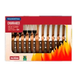 Cubierto Tramontina para Asado X12 PZS