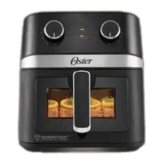Freidora de Aire Manual Oster Recubrimiento DiamondForce con Ventana y Luz Interna 6L