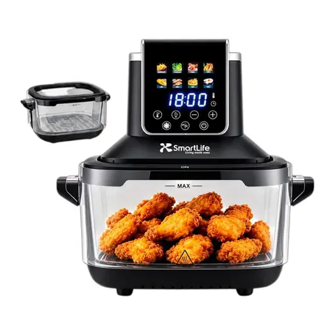 FREIDORA DE AIRE SMART LIFE + BANDEJA 3.2 LITROS