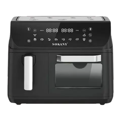 FREIDORA DE AIRE SOKANY DOBLE CANASTA 4L+8.5L