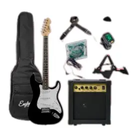 Guitarra Eléctrica mástil de arce 22 trastes 3x bobina simple ENGLAND LEGENDS EL-GEC 02 NG-SET