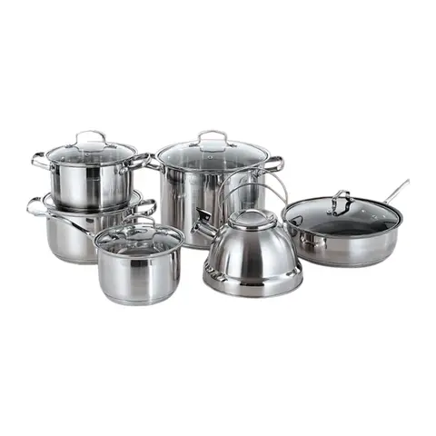 Juego Ollas Haus Roland Acero INOX 11 PZS