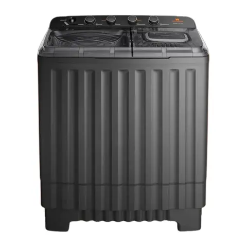 Lavadora semiautomática Westinghouse 18 kg color negro