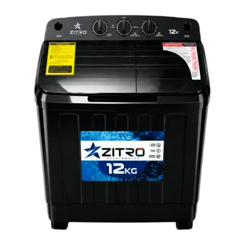 LAVADORA ZITRO DOBLE POZO 12KG