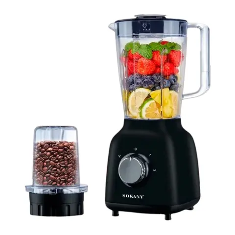 Licuadora Sokany 2EN1 1.6L 500W