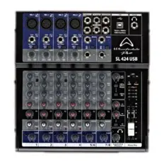 Mezclador Analógico 8 canales multientrada WHARFEDALE SL424USB