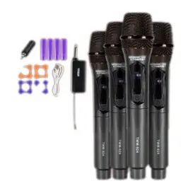 Microfono Inalambrico 4 Piezas TWM-924