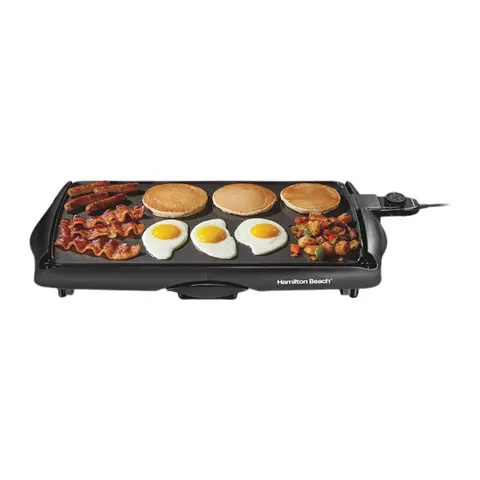 Plancha de Ceramica Hamilton Beach Durathon