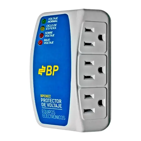 Protector de Voltaje 3 Tomas BP