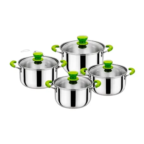 Set de Olla Aluminio 10 Piezas (ZB-TG-2)