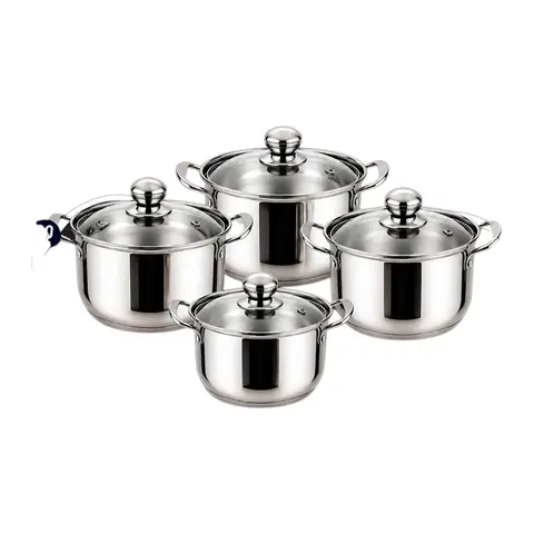 Set de Olla Aluminio 8 Piezas