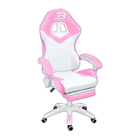 SILLA GAMER JB ELECTRONICS ROSA/BLANCO
