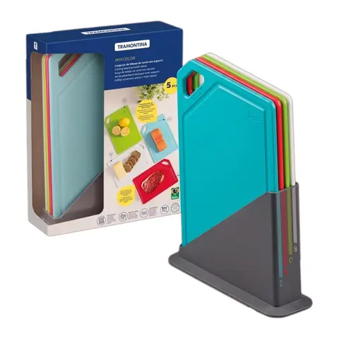 TABLA DE PICAR PLASTICA TRAMONTINA X5 PZ.