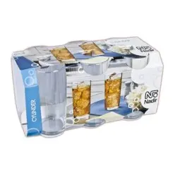 Vasos Cylinder 6 Piezas