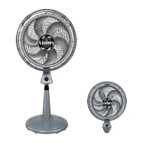 VENTILADOR 2 EN 1 MAX POWER 18″ GRIS/GRIS