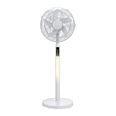 VENTILADOR RECARGABLE 4 VELOCIDADES CON LUZ Y PUERTO USB