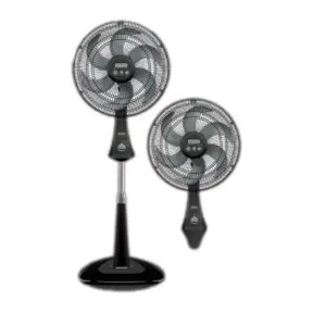 Ventilador Samurai Negro 18" Comfort Maxx Plus 2 en 1