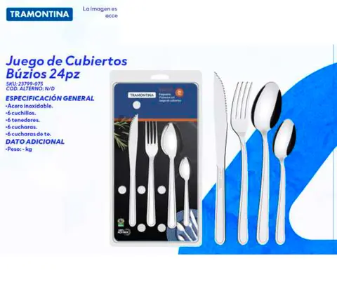 Juego de Cubiertos Búzios 24pz