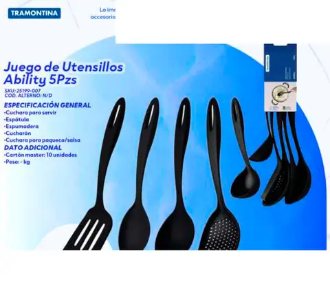 Juego de Utensillos Ability 5Pzs