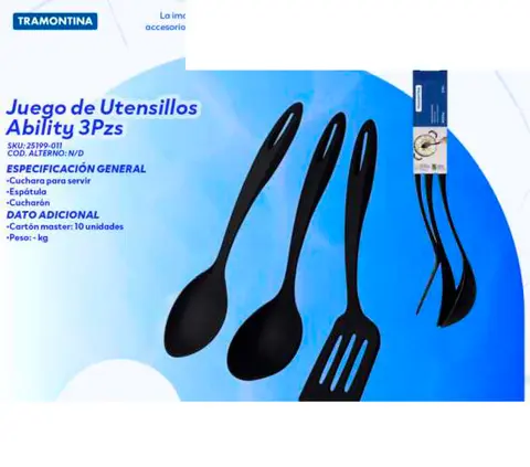 Juego de Utensillos Ability 3Pzs