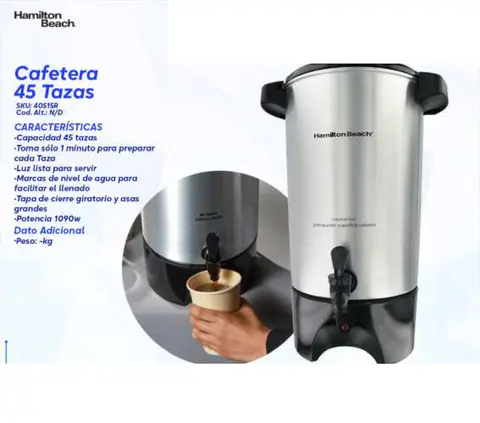 Cafetera 45 Tazas