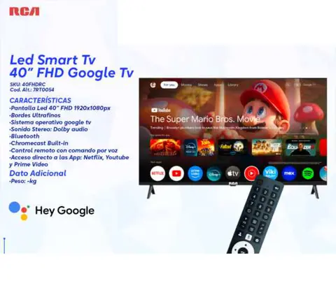 Led Smart TV 40" FHD Google Tv (RCA)