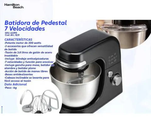 Batidora de Pedestal 7 Velocidades