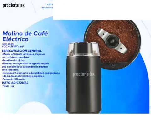 Molino de Café Eléctrico (80302)
