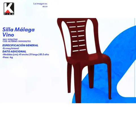 Silla Málaga Vino