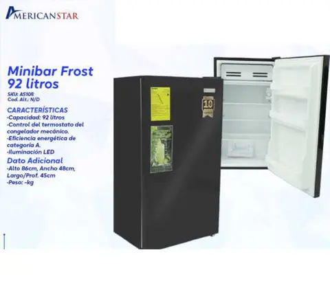 Minibar Frost 92 Litros (American Star)