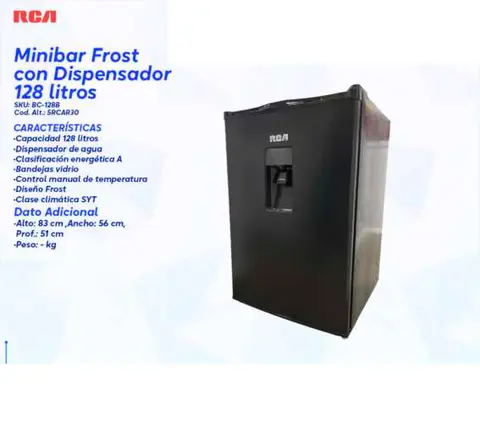 Minibar Frost con Dispensador 128 litros