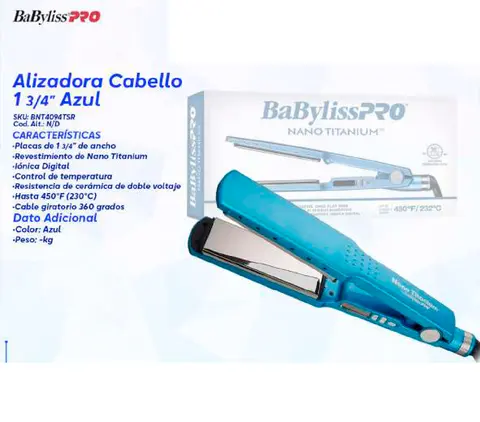 Alizadora Cabello 1 3/4" Azul